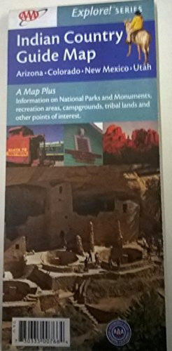 AAA Indian Country Guide Map (Explore! Series) (AAA Explore! Series) - Wide World Maps & MORE! - Map - Southern California Automobile Club - Wide World Maps & MORE!