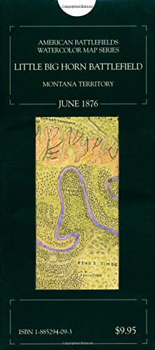 Little Big Horn Battlefield, Montana Territory, June 1876 (American Battlefields Watercolor Map Series) - Wide World Maps & MORE! - Book - McElfresh Map Co. - Wide World Maps & MORE!