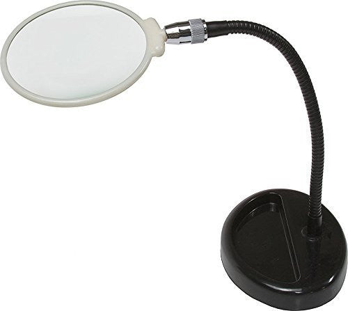 Glass Hands Free Table Flexible Stand Up Magnifier - Wide World Maps & MORE! - Office Product - UTOPIA TOOLS - Wide World Maps & MORE!