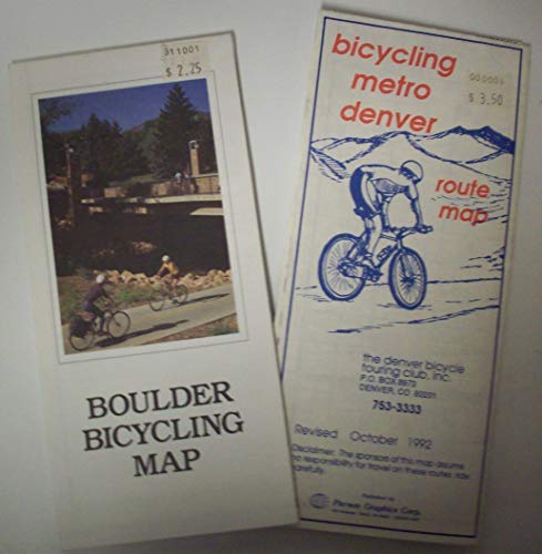 Vintage Bike Maps of Boulder & Metro Denver - Wide World Maps & MORE! - Book - Wide World Maps & MORE! - Wide World Maps & MORE!