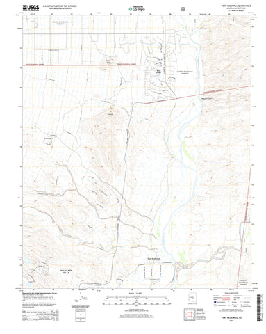 Fort McDowell, Arizona (US Topo 7.5'×7.5' Topographic Quadrangle) - Wide World Maps & MORE!