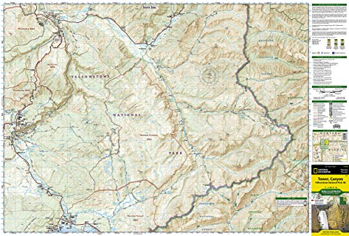 Tower, Canyon: Yellowstone National Park NE (National Geographic Trails Illustrated Map, 304) - Wide World Maps & MORE!
