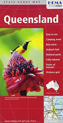 Queensland Deluxe - Wide World Maps & MORE! - Book - HEMA - Wide World Maps & MORE!