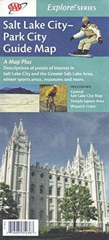 Salt Lake City, UT - Wide World Maps & MORE! - Office Product - AAA Publishing - Wide World Maps & MORE!