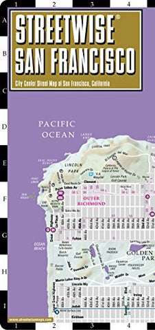 Streetwise San Francisco Map - Laminated City Center Street Map of San Francisco, California - Folding pocket size travel map with BART map, MUNI lines, bus routes - Wide World Maps & MORE! - Book - StreetWise - Wide World Maps & MORE!