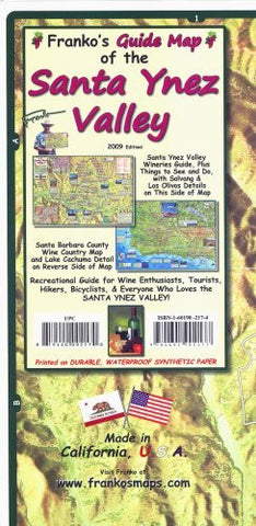 Franko's Map of Santa Ynez Valley - Wide World Maps & MORE! - Book - Wide World Maps & MORE! - Wide World Maps & MORE!