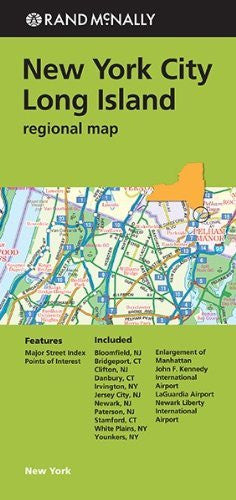 Rand McNally New York City / Long Island: Regional Map - Wide World Maps & MORE! - Map - Rand McNally - Wide World Maps & MORE!