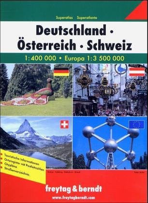 Germany - Austria - Switzerland Superatlas - Wide World Maps & MORE! - Book - Freytag & Berndt - Wide World Maps & MORE!