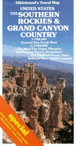 Southern Rockies and Grand Canyon Country Map (USA & Canada) - Wide World Maps & MORE! - Book - Wide World Maps & MORE! - Wide World Maps & MORE!