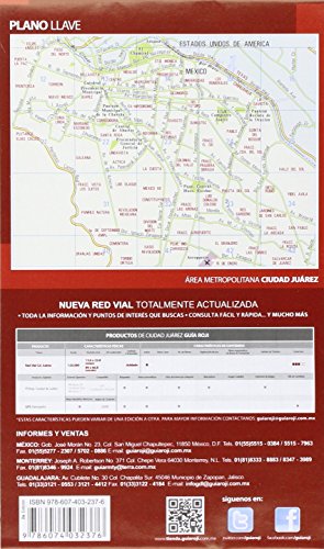 Red Vial Ciudad Juarez - Road Map of Juarez city and metropolitan area (Spanish Edition) - Wide World Maps & MORE!