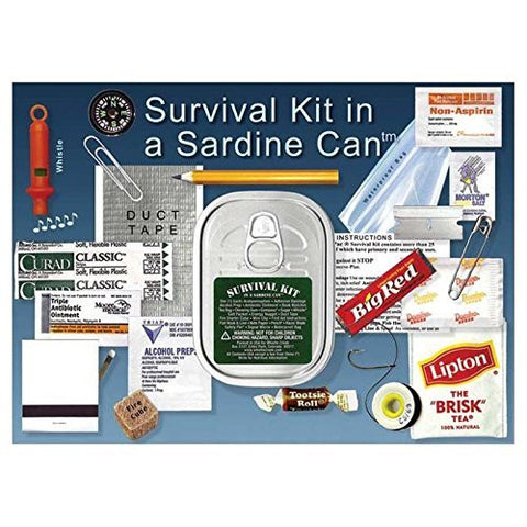 Whistle Creek Survival Kit in a Sardine Can - Wide World Maps & MORE! - Sports - Whistle Creek - Wide World Maps & MORE!