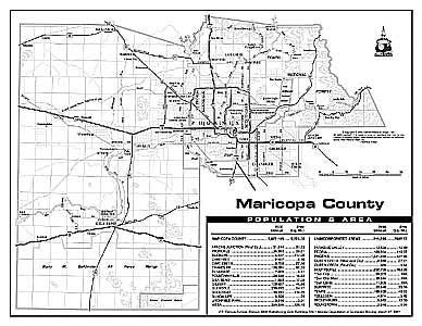 Maricopa County Notebook Map Gloss Laminated - 10 Count - Wide World Maps & MORE! - Book - Wide World Maps & MORE! - Wide World Maps & MORE!