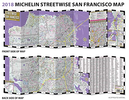 Streetwise San Francisco Map - Laminated City Center Street Map of San Francisco, California (Michelin Streetwise Maps) - Wide World Maps & MORE!