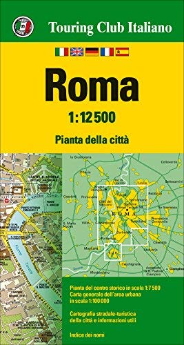 Rome, Italy : City Map 1:12,500 : 2017 Edition 17 (English, Spanish, French, Italian and German Edition) - Wide World Maps & MORE! - Book - Wide World Maps & MORE! - Wide World Maps & MORE!