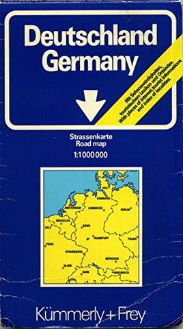 Deutschland Germany Strassenkarte Road Map 1:1000000 - Wide World Maps & MORE! - Book - Wide World Maps & MORE! - Wide World Maps & MORE!