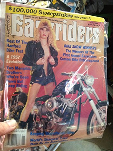 EASYRIDERS / EASY RIDERS June, 1989 Number 192 (World's Largest-Selling Motorcycle Magazine. Entertainment for Adult Bikers. Hanford Bike Test. World's Sharpest Trike. Shovelheads) - Wide World Maps & MORE!