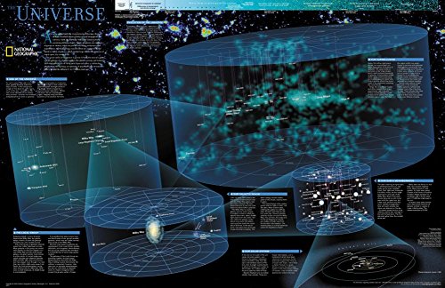 National Geographic The Universe Poster 31 x 20in - Wide World Maps & MORE!