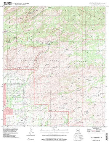 Agua Caliente Hill, AZ 7.5' 1996 - Wide World Maps & MORE! - Map - Wide World Maps & MORE! - Wide World Maps & MORE!