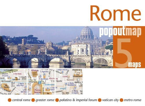 Rome popoutmap (PopOut Maps) - Wide World Maps & MORE! - Book - Wide World Maps & MORE! - Wide World Maps & MORE!