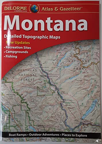 Montana Detailed Topographic Maps [Staple Bound] Garmin DeLorme - Wide World Maps & MORE!