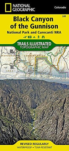 Black Canyon of the Gunnison National Park [Curecanti National Recreation Area] (National Geographic Trails Illustrated Map) - Wide World Maps & MORE! - Book - National Geographic - Wide World Maps & MORE!