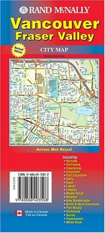 Vancouver Frasier Valley - Wide World Maps & MORE! - Book - Rand McNally - Wide World Maps & MORE!