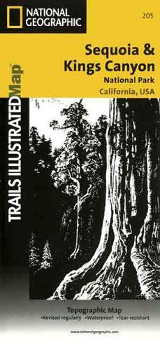 Trails Illustrated National Parks Sequoia & Kings Canyon (Trails Illustrated - Topo Maps USA) - Wide World Maps & MORE! - Book - National Geographic - Wide World Maps & MORE!