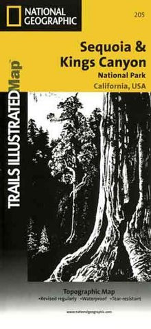 Trails Illustrated National Parks Sequoia & Kings Canyon (Trails Illustrated - Topo Maps USA) - Wide World Maps & MORE! - Book - National Geographic - Wide World Maps & MORE!