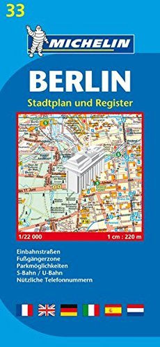 Michelin Map Berlin #33 (Maps/City (Michelin)) - Wide World Maps & MORE! - Book - Wide World Maps & MORE! - Wide World Maps & MORE!