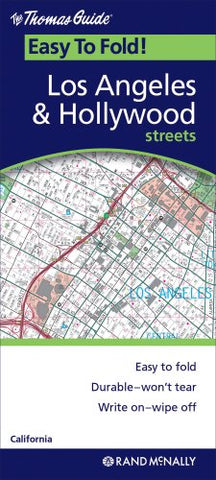 Los Angeles Hollywood (EasyFinder) - Wide World Maps & MORE! - Book - Rand McNally - Wide World Maps & MORE!
