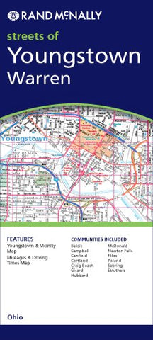 Streets of Youngstown & Warren, Ohio (Rand McNally Folded Map) - Wide World Maps & MORE! - Map - Rand McNally & Company - Wide World Maps & MORE!