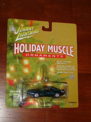 Johnny Lightning Holiday Muscle Ornaments 1970 AAR Cuda - Wide World Maps & MORE! - Toy - Holiday Muscle Series - Wide World Maps & MORE!
