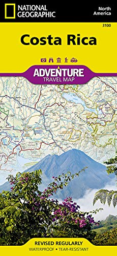 Costa Rica (National Geographic Adventure Map) - Wide World Maps & MORE!