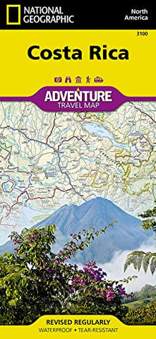 Costa Rica (National Geographic Adventure Map) - Wide World Maps & MORE!