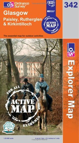 Glasgow (OS Explorer Map Active) - Wide World Maps & MORE! - Book - Wide World Maps & MORE! - Wide World Maps & MORE!