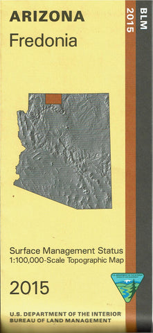 Fredonia Surface Management Status 1:100,000-Scale Topographic Map - Wide World Maps & MORE! - Map - United States Department of the Interior - Wide World Maps & MORE!