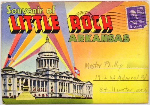 Little Rock Arkansas (1940's Souvenir Postcard Folder) | Wide World ...