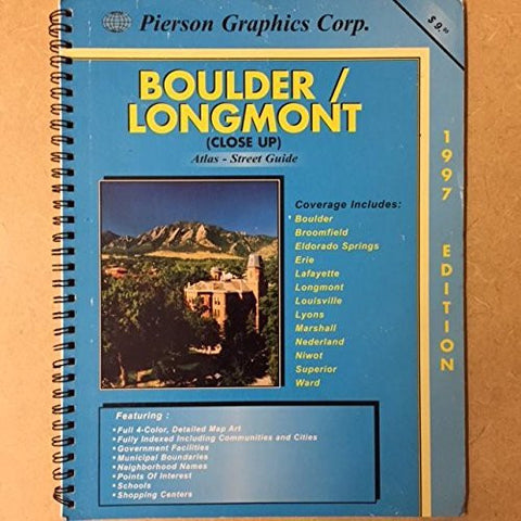 Rand McNally Boulder/Longmont (Streetfinder Atlas) - Wide World Maps & MORE! - Book - Wide World Maps & MORE! - Wide World Maps & MORE!