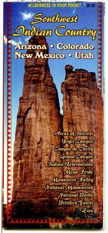 Southwest Indian Country : Arizona, Colorado, New Mexico, Utah - Wide World Maps & MORE! - Book - Wide World Maps & MORE! - Wide World Maps & MORE!