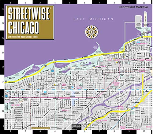 Streetwise Chicago Map - Laminated City Center Street Map of Chicago, Illinois (Michelin Streetwise Maps) - Wide World Maps & MORE!