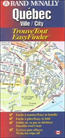 Rand McNally Quebec: Ville/City (EasyFinder) - Wide World Maps & MORE! - Book - Wide World Maps & MORE! - Wide World Maps & MORE!