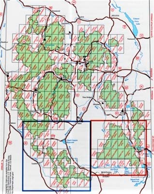 U.S.F.S. Beaverhead-Deerlodge National Forest (South) Map - Wide World Maps & MORE!