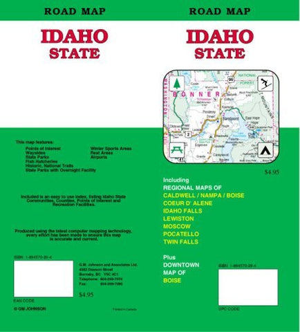 Idaho State Road Map - Wide World Maps & MORE! - Book - Unknown - Wide World Maps & MORE!