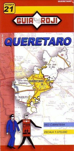 Queretaro State Map by Guia Roji (English and Spanish Edition) - Wide World Maps & MORE! - Book - Guia Roji - Wide World Maps & MORE!