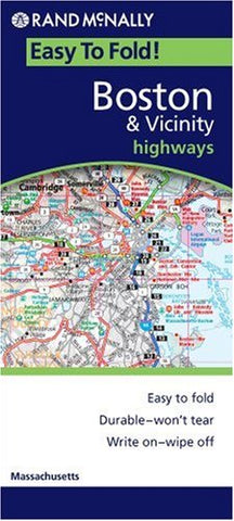Rand McNally Boston & Vicinity EasyFinder - Wide World Maps & MORE! - Book - Wide World Maps & MORE! - Wide World Maps & MORE!
