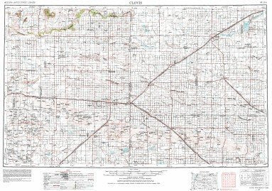 Clovis, NM;TX - Wide World Maps & MORE! - Book - Wide World Maps & MORE! - Wide World Maps & MORE!