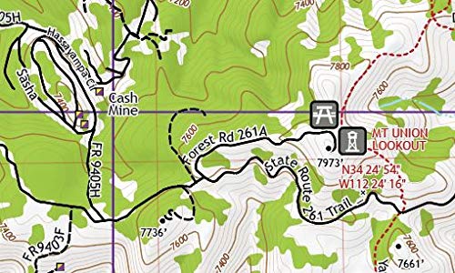 Groom Creek, Arizona / Off-Road Series - Wide World Maps & MORE! - Map - Adventure iDiaz Maps - Wide World Maps & MORE!