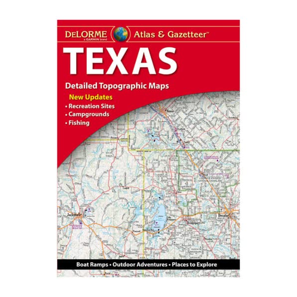 Texas Detailed Topographic Maps (DeLorme Atlas & Gazetteer)
