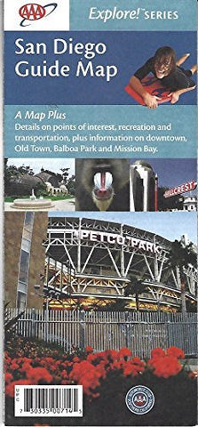 San Diego Guide Map: A Map Plus Details on Points of Interest, Recreation and Transportation, Plus Information on Downtown, Old Town, Balbo - Wide World Maps & MORE! - Book - Wide World Maps & MORE! - Wide World Maps & MORE!