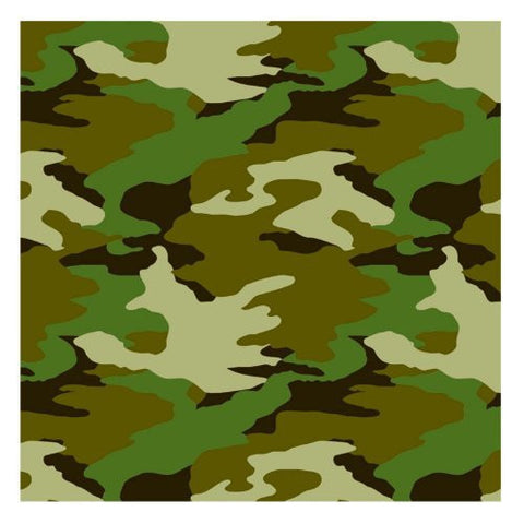 Sportsman Green Camouflage Gift Wrap (30" × 60") - Wide World Maps & MORE! - Gift Wrap - Amscan - Wide World Maps & MORE!